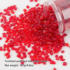 QEQEKAKA Sea Glass Stones for Crafts About 0.5LB Glass Pebbles Gemstones Bulk - Image 5