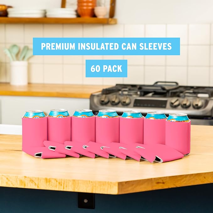 Blank Beer Can Cooler Sleeves Soft Insulated Beer Can Coolies - Image 6