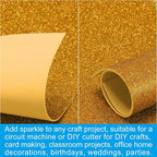 PATIKIL Golden Shiny EVA Glitter Foam Sheet 11.8 x 7.9 Inch 2mm Thick Sparkle - Image 5