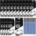 Humyoun 180 Pcs Graphite Sketch Pencil Set Professional Drawing Pencils by Humyoun