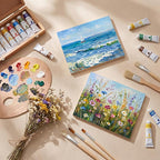 Novabright 50 Pack 8" x 10" Unfinished Wood Panels - Image 6