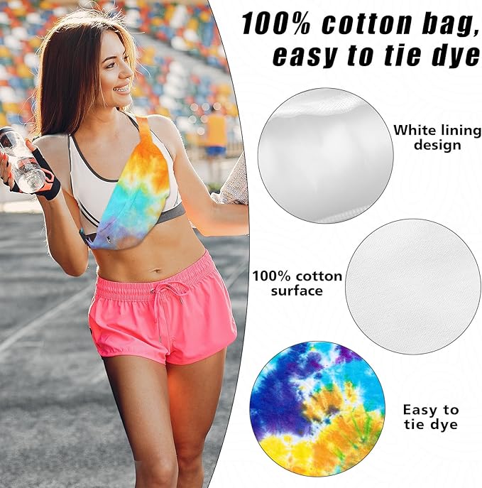 Silkfly White Cotton Fanny Pack - Image 3