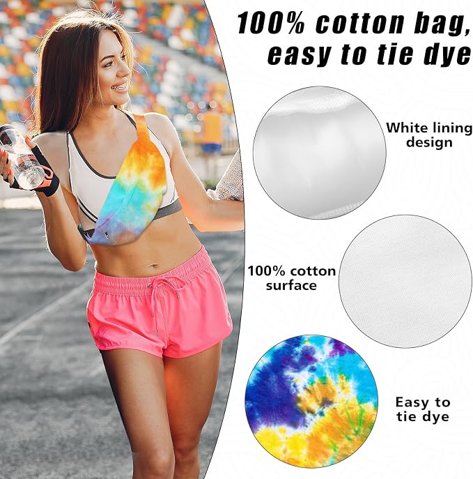 Silkfly White Cotton Fanny Pack - Image 3