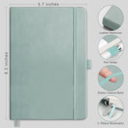 RETTACY Graph Grid Paper Notebook, 192 Pages, A5 Size | 5 Squares per Inch - Image 2