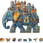 House Elephant Puzzles Adults Gifts by Jollitot