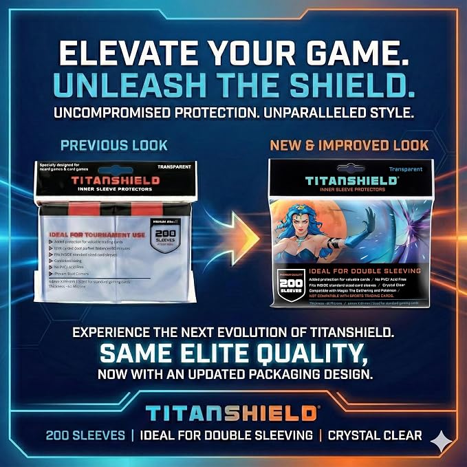 TitanShield | Inner Sleeves | Perfect Fit Card Sleeves | Compatible - Image 2