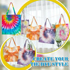 Silkfly Cotton Tote Bags Bulk for Tie Dying Bohemia Tie Dye Blank Grocery - Image 5
