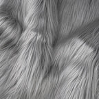 Gray Faux Fur Fabric for Crafts Squares Furry Fabric for Sewing, Upholstery & by Qidkeo