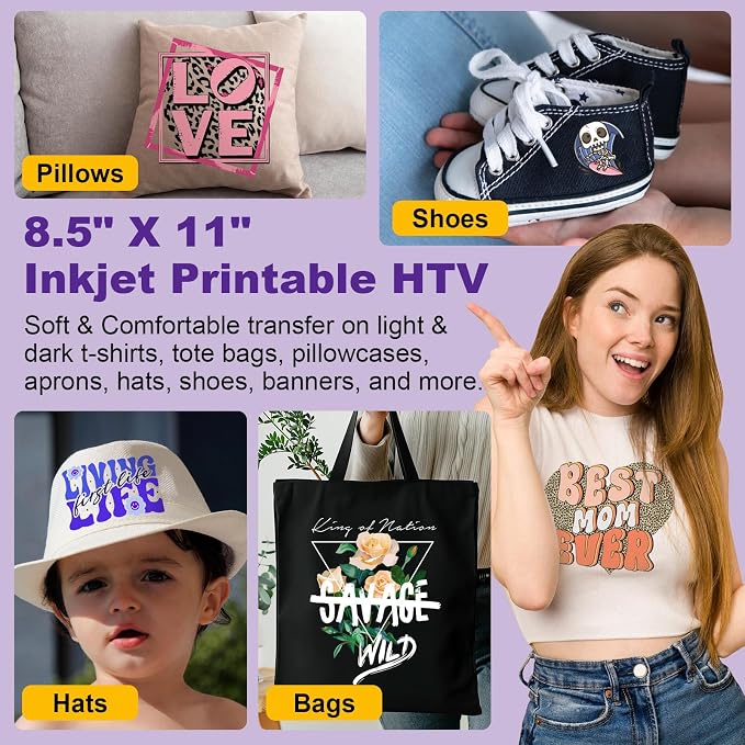 TECKWRAP Printable Heat Transfer Vinyl & Mask Sheets - Image 7
