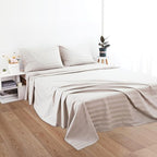 Cotton Full Flat Sheet Only, 600 Thread Count 100% Egyptian Cotton Top Sheet - Image 5