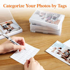 Lifewit 20 Pcs Photo Storage Box, Photo Albums 4x6 Pictures, Acid-Free - Image 7