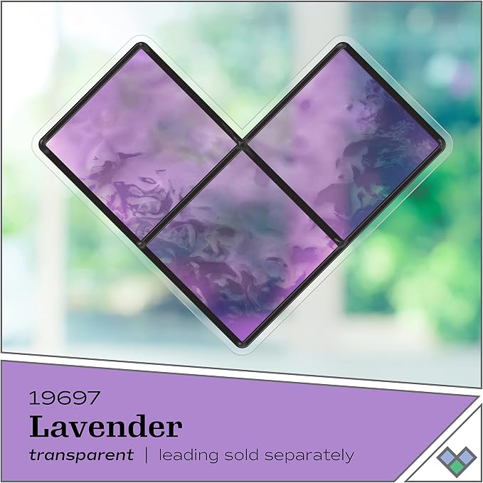 Gallery Glass, Lavender Stained Glass 2 fl oz Brilliant Smooth Finish Paint - Image 2