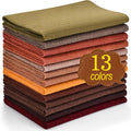XSEINO 13 Rolls 8"x35" 1.4mm Thick Soft Felt Fabric Sheet 13 Assorted Dark by XSEINOiscreating%EF%BC%81