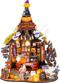 Rolife Halloween Haunted Candy House DIY Miniature House Kits by Rolife