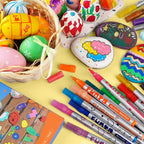 Funto Acrylic Paint Pens for Rock Painting, 24 Colors Paint Marker Set - Image 6