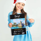 Bianyo Mixed Media Paper Pad, 60 Sheets/Each, 123 LB/200 GSM, Spiral-Bound Pad - Image 4
