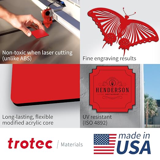 Trotec TroLase | 12"x12"x1/16", Guillotine | Made in USA - Image 3