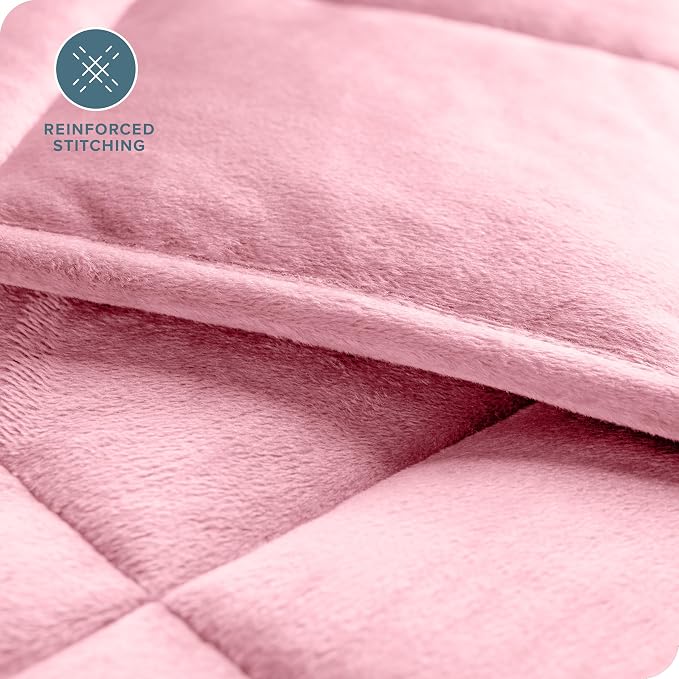 Bare Home Weighted Blanket Queen Size 17lb - Image 8