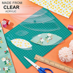 BENECREAT 6PCS Leaf Quilting Templates Set, Quilting Sewing Needlework Craft - Image 6