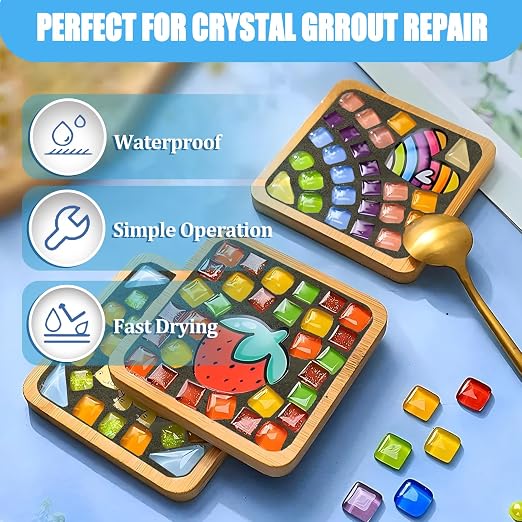 Mosaic Crystal Grout, Mosaics Tile Tools, Mosaic Tile Accessories – Essential - Image 3