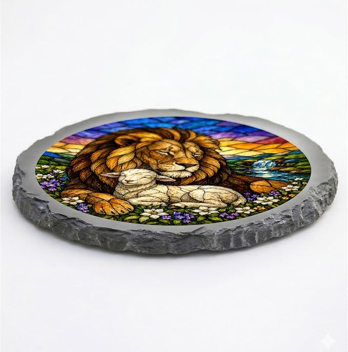 Magnolia Garden 10-Inch Lion and the Lamb - Image 3