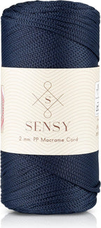 Sensy Premium 2mm 251 Yards Polyester Rope 100% Polypropylene Cord Macrame Cord by SSENSY
