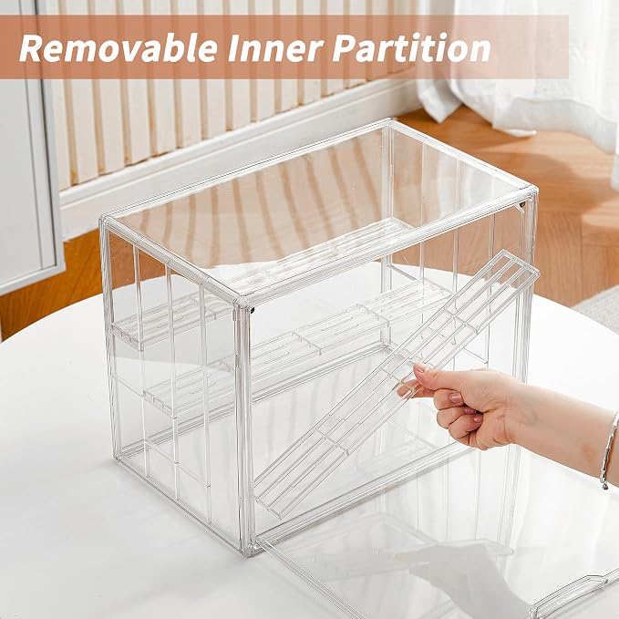 Clear Acrylic Display Case for Figures 4 Layer Figure Display Shelf - Image 4