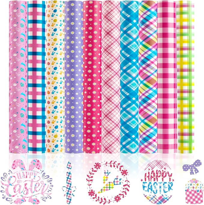 HTVRONT Plaid HTV Heat Transfer Vinyl by HTVRONT