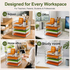 FANXIYQ 4-Tier Acrylic Paper Tray Organizer - Image 4