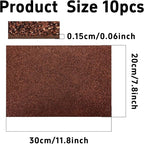 pson 10Pcs 7.8 x 11.8 Inch Shiny Self-Adhesive EVA Foam Sheets - Image 2