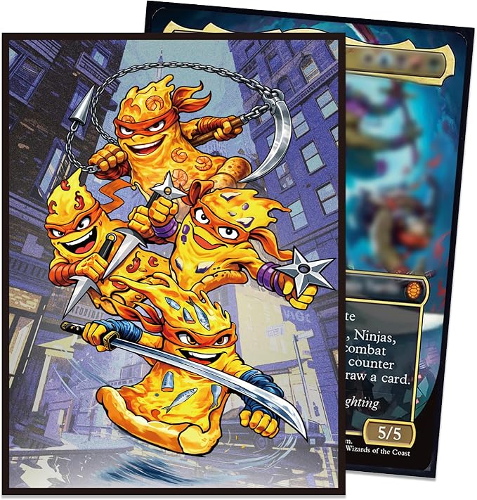 Kabinka MTG Card Sleeves-Turtles 100 Standard Size Pack Clear Front & Matte - Image 8