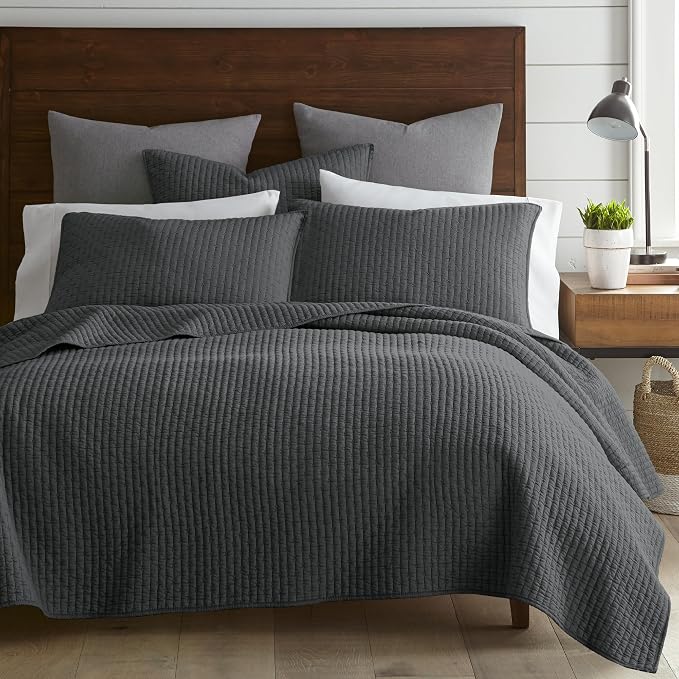 Levtex Home Cross Stitch Reversible Full/Queen Quilt Set - Image 6