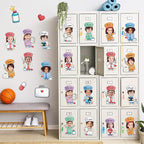 60pcs Nurse Theme DIY Cutouts Healthcare Bulletin Board Decorations Set Doctor - Image 6