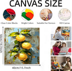 GXGLLPZBY Painting by Numbers for Adults Beginner, Refreshing Lemon Adult Paint - Image 6
