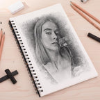 12 Pack Sketch Book, 5.5 x 8.5 Inch Sketchbook, 68lb/100gsm Top Spiral Bound - Image 6