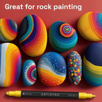 ARTISTRO 120 Precision Dual-Tip Acrylic Paint Markers – Paint Pens Set - Image 8