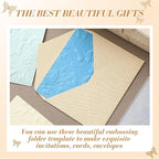Geiserailie 1 Pcs Embossing Folders 2d/3D Embossing Machine Template Paper Card - Image 4