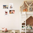FIXSMITH 5x7 Picture Frame Set of 6, Display Pictures 4x6 - Image 6