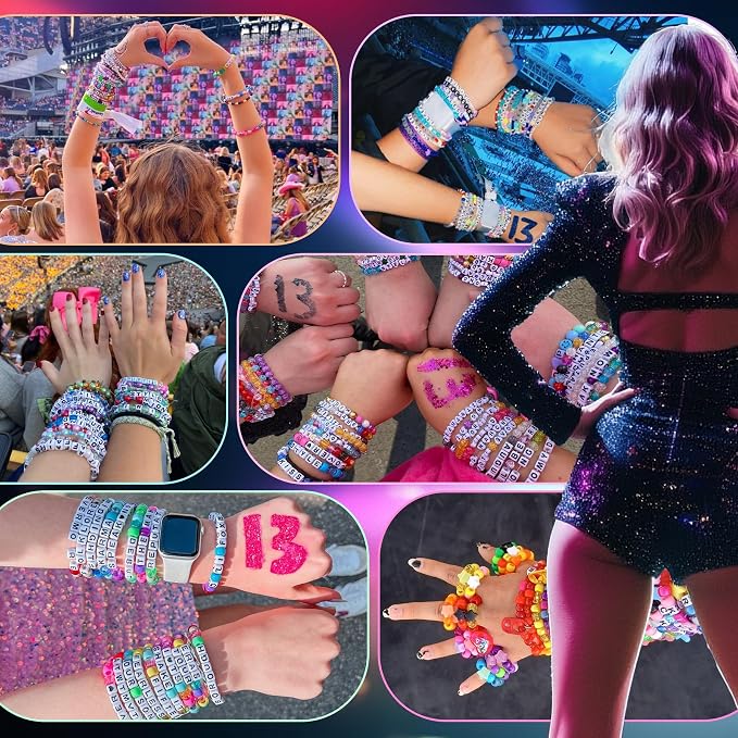 Gionlion 4200Pcs Pony Beads for Bracelet Making Kit, 48 Colors Kandi Beads - Image 3