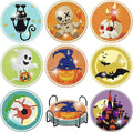 Clendo 8 PCS Halloween Diamond Art Coasters Kits, Cute Diamond Painting Coaster by Clendo