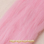 QMNNMA 14.1oz Wool Roving Yarn, Fiber Roving Wool Top, Felting Supplies - Image 2