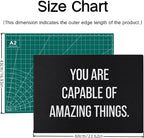 23" x 17" Self Healing PVC Cutting Mat, A2-Black or Green | A2, Double Sided - Image 2