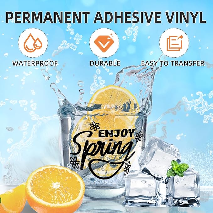 IModeur Permanent Vinyl for Cutting Machine- 28 Pack Permanent Adhesive Vinyl - Image 4