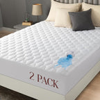Utopia Bedding 2 Pack Waterproof Mattress Protector, Queen Mattress Pad by UTOPIABEDDING