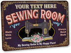 Personalized Sewing Room Sign Art Room Décor by ChicoCreekSigns