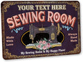 Personalized Sewing Room Sign Art Room Décor by ChicoCreekSigns