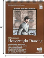 Strathmore 400 Series Heavyweight Drawing Pad, Medium Surface, 24 Sheets - Image 3