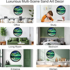 Mtadmai 24" Moving Sand Art, 3D Sand Art Pictures Deep Sea Sandscape Living - Image 7
