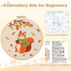 Louise Maelys Autumn Squirrel Embroidery Kit - Image 6