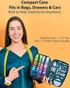 Vellostar Sewing Kit for Adults & Beginners – Portable Needle & Thread Travel - Image 2
